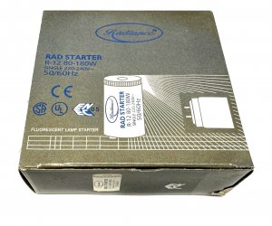 Radiance Starter, R-12 80-180W, Box of 25